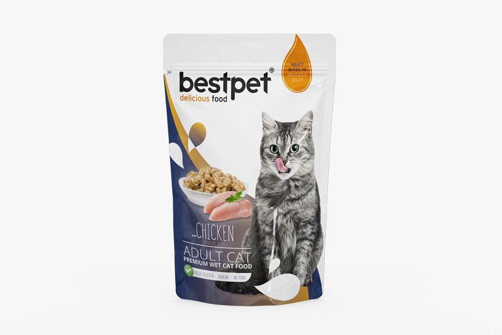 Bestpet Adult Cats Chicken in Jelly 85g