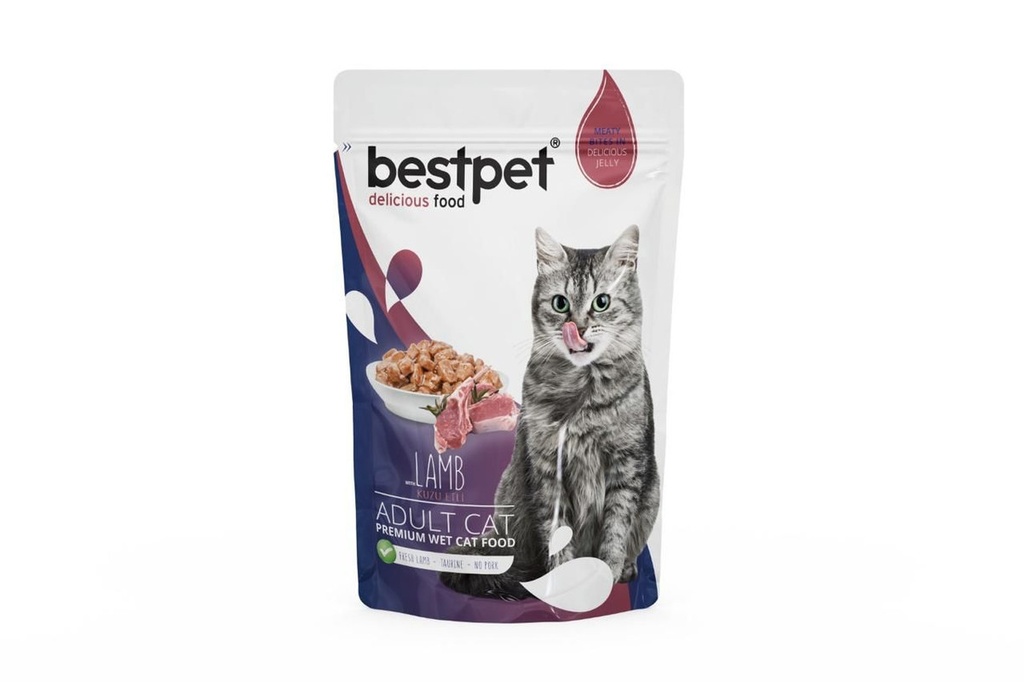 Bestpet Adult Cats Lamb in Jelly 85g