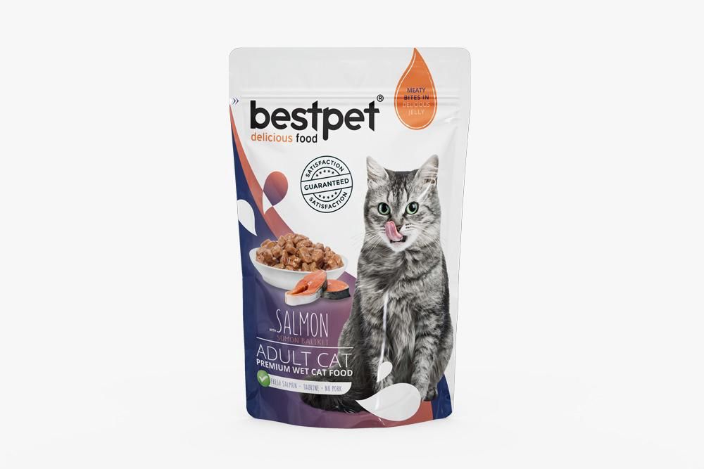 Bestpet Adult Cats Salmon in Jelly 85g