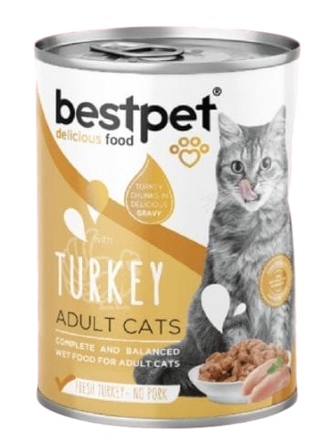 Bestpet Adult Cats Turkey 400g