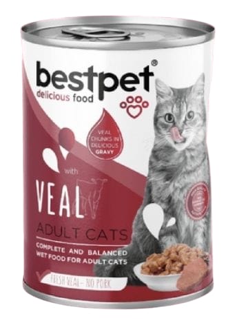 Bestpet Adult Cats Veal 400g