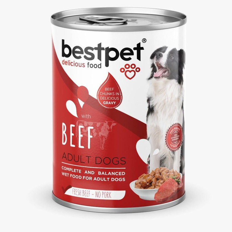 Bestpet Adult Dogs Beef 400g