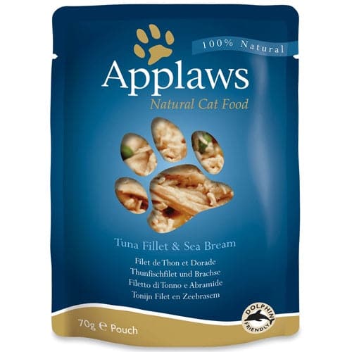 Applaws Cat Pouch Tuna & Seabream & Wild Rice 70g