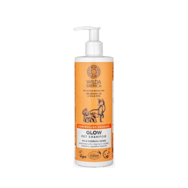 Wilda Siberica Glow Pet Shampoo, 400 ml for Dogs & Cats