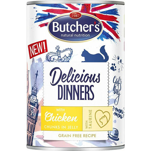 Butcher'S Delicious Dinners Cat with Chicken Chunk in Jelly 400g