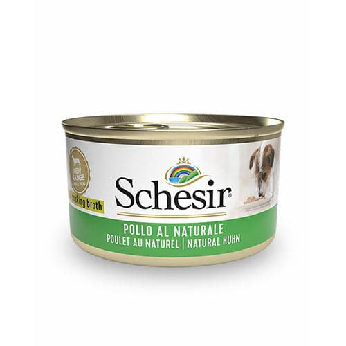 Schesir Dog in Cooking Broth Chicken Natural Style 85g