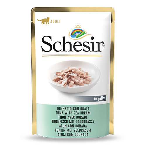 Schesir Cat Tuna with Seabream Pouch 85g