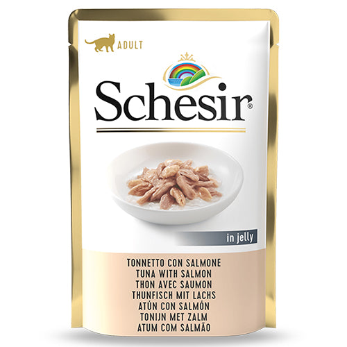 Schesir Cat Tuna with Salmon Pouch 85g