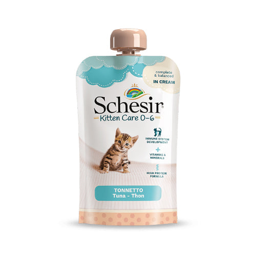 Schesir Kitten Care 0-6 Pouch Tuna Cream 150g