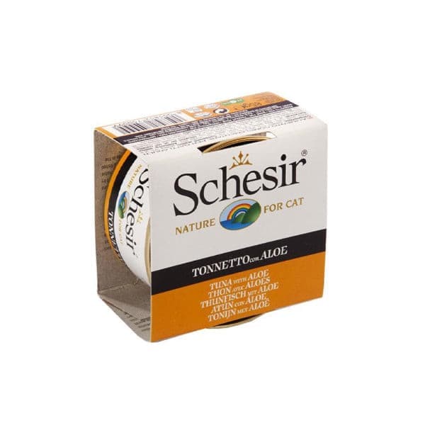 Schesir Cat Tuna with Aloe Jelly Can 85g