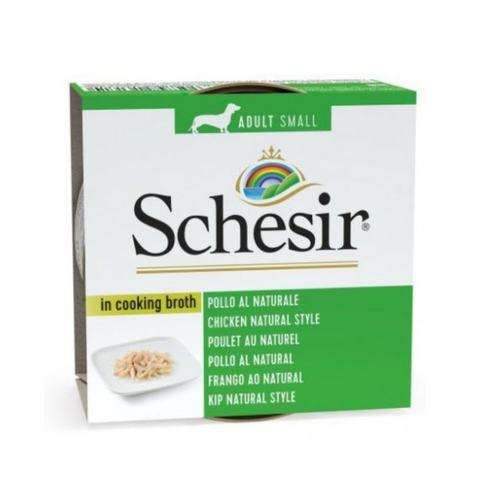 Schesir Cat Chicken Natural Style Cooking Water Can 85g