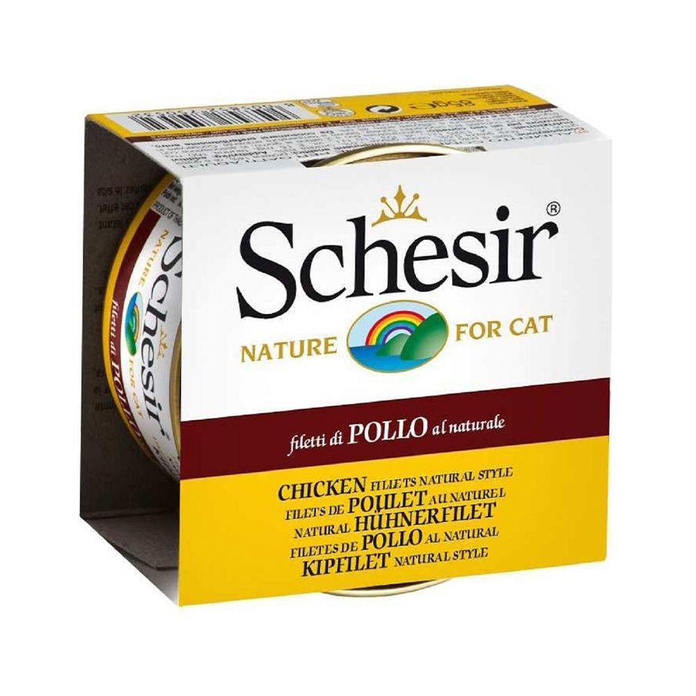 Schesir Cat Chicken with Rice 3% Natural Style Can 85g