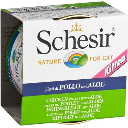 Schesir Kitten Chicken with Aloe Can 85g