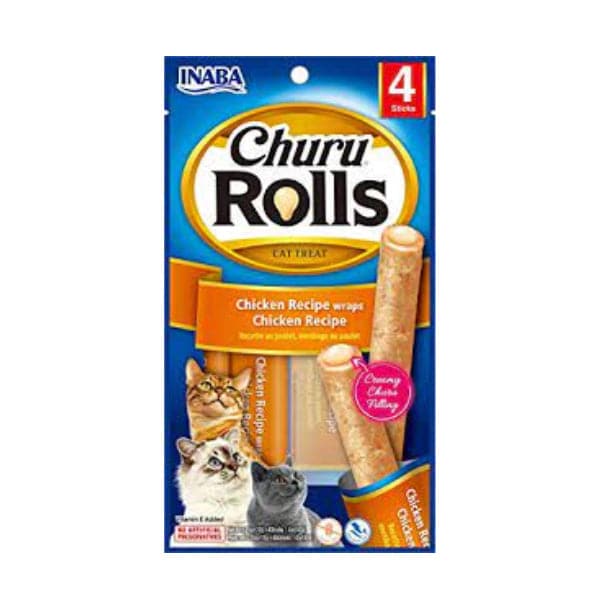 Inaba Churu Chicken Rolls with Chicken Recipe 4X10g