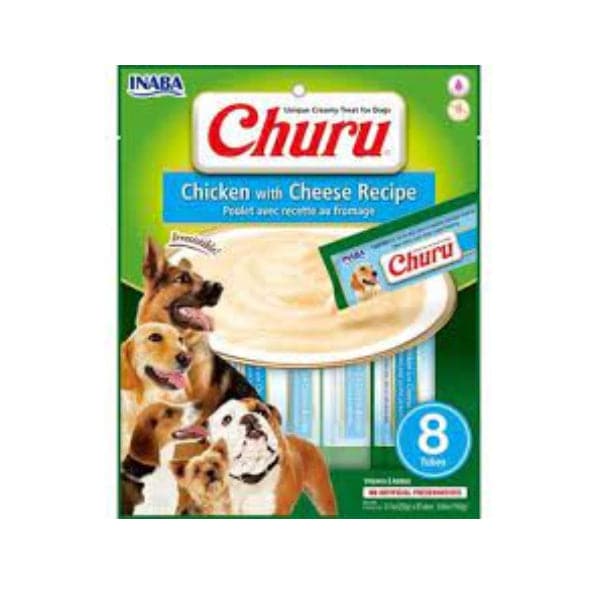 Inaba Churu Dog Chicken with Cheese 8X20g