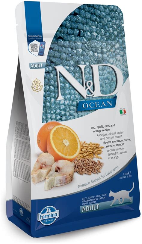 Farmina Dry Food Ocean Cat Codfish & Orange 1.5Kg