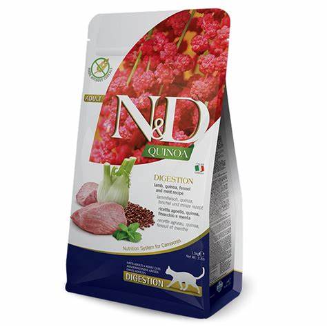 Farmina Dry Food N&D Quinoa Cat Digestion Lamb 5Kg