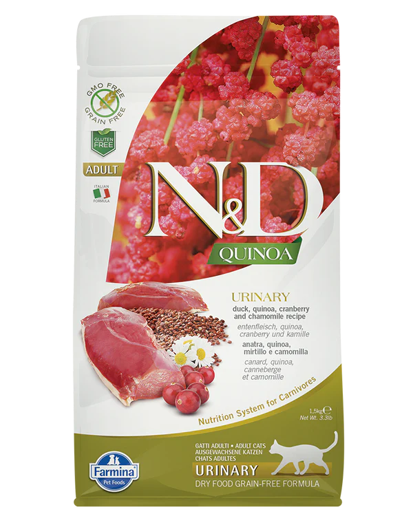 Farmina Dry Food N&D Quinoa Cat Urinary Duck 1.5 Kg