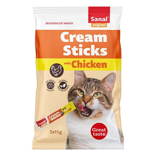 Sanal Cream Sticks Chicken 5X15g