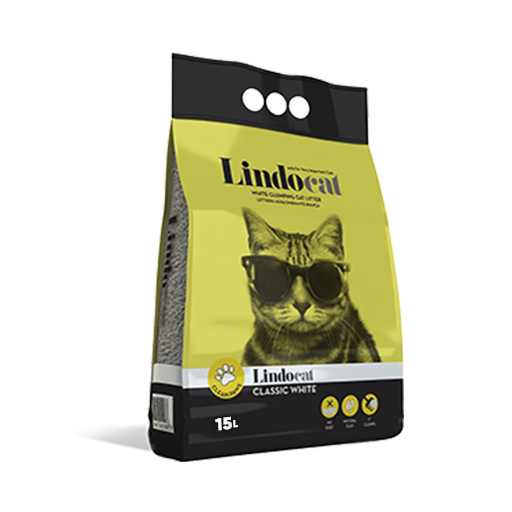 Lindocat Classic White - Standard Cat Litter 15L