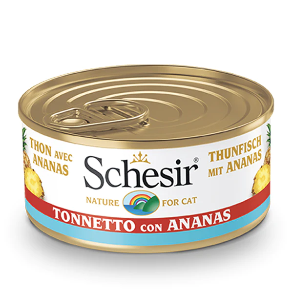 Schesir Cat Tuna with Pineapple Fruit Can 75g