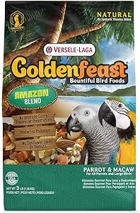 Goldenfeast Amazon Full Meal for Parrots & Macaw 