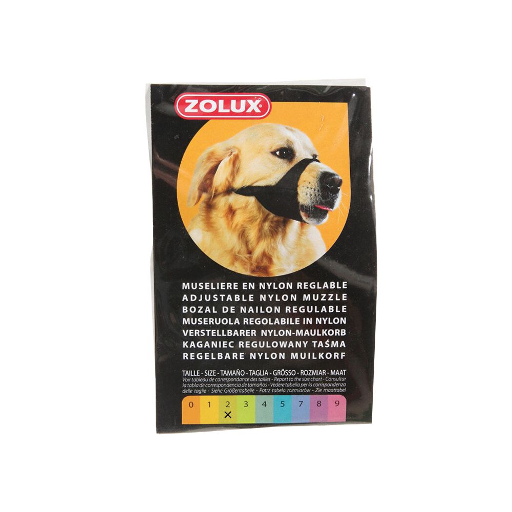 Zolux Adjustable Nylon Muzzle Dogs Size 2