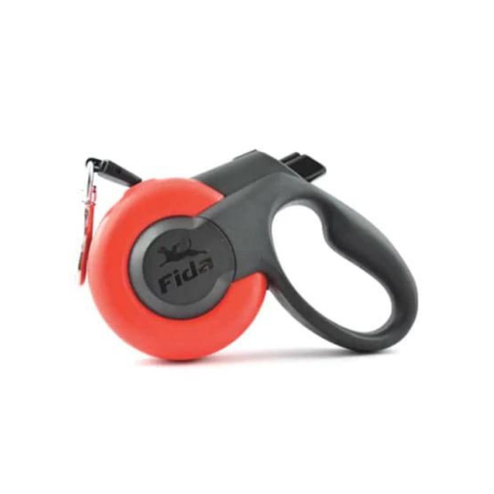 Fida M7+ Mars Extendable Leash Tape S Red 5M 15Kg