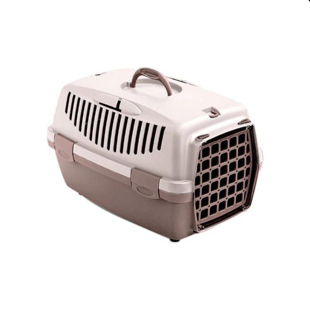 Stefanplast Pet Carrier Gulliver 1 Plastic Door Brown