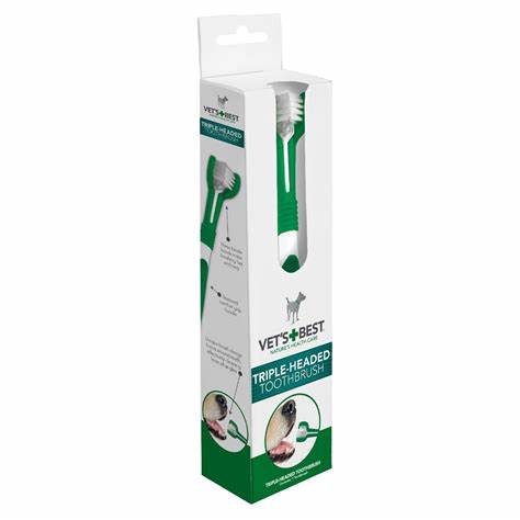 Vet's Best Triple Headed Toothbrush 