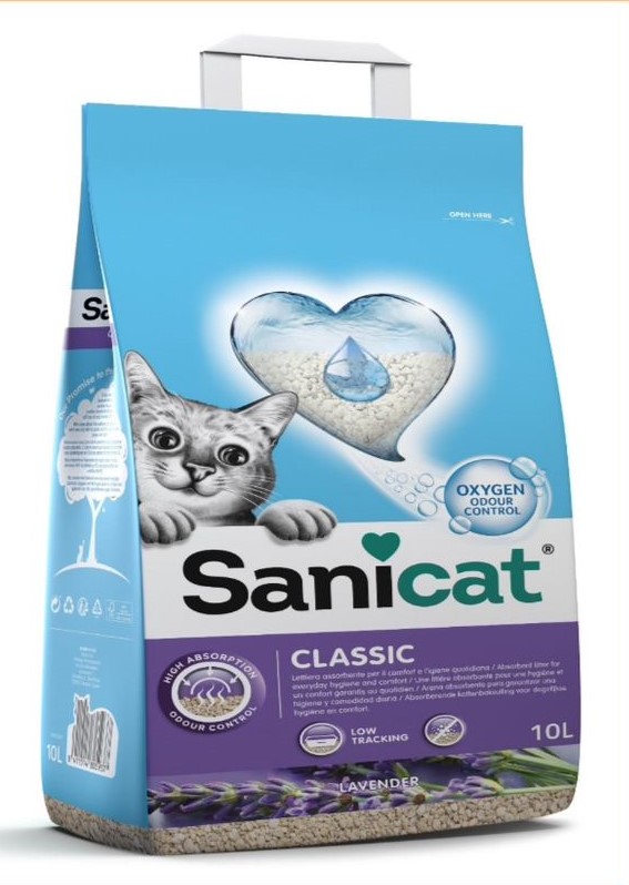 Sanicat Clumping Classic Lavender 10L