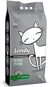 Sandy Clumping Unscented Cat Litter - 10 Kg