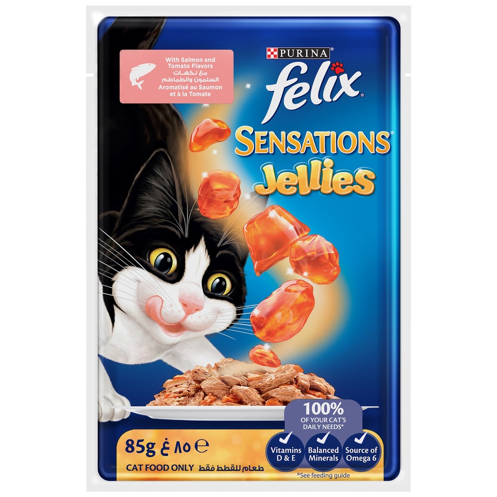 Purina Felix As Good As it Looks sensations jellies in Jelly Wet Cat Food 85g