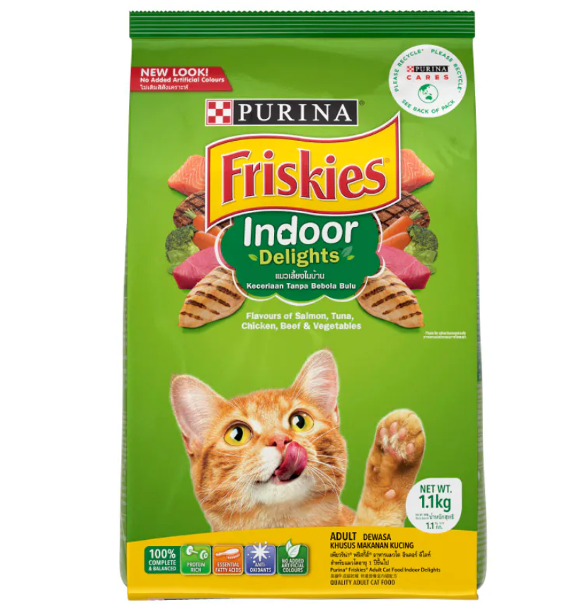 Purina Friskies Indoor Delights Dry Cat Food 1 Kg