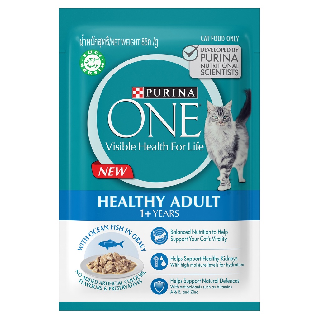 Purina ONE ADULT Ocean Fish Pouch 85g