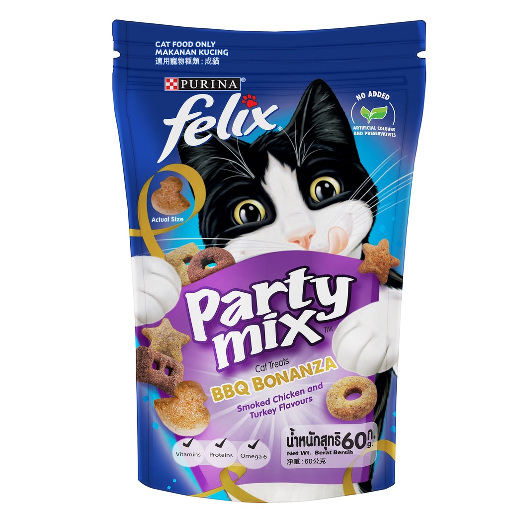 Purina Felix Party Mix BBQ Bonanza 60g