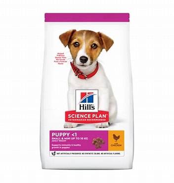 Hill's science plan small and mini puppy food with chicken