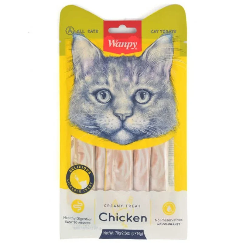 Wanpy Creamy Treats - Chicken, 70g