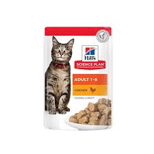 Hill’s Science Plan Adult wet cat food with chicken (pouches) 85g