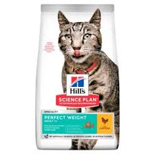 Hill’s Science Plan Perfect weight adult cat food with chicken 2.5Kg