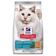 Hill’s Science Plan Hypoallergenic Adult Cat Food No Grain Egg & Insect Protein