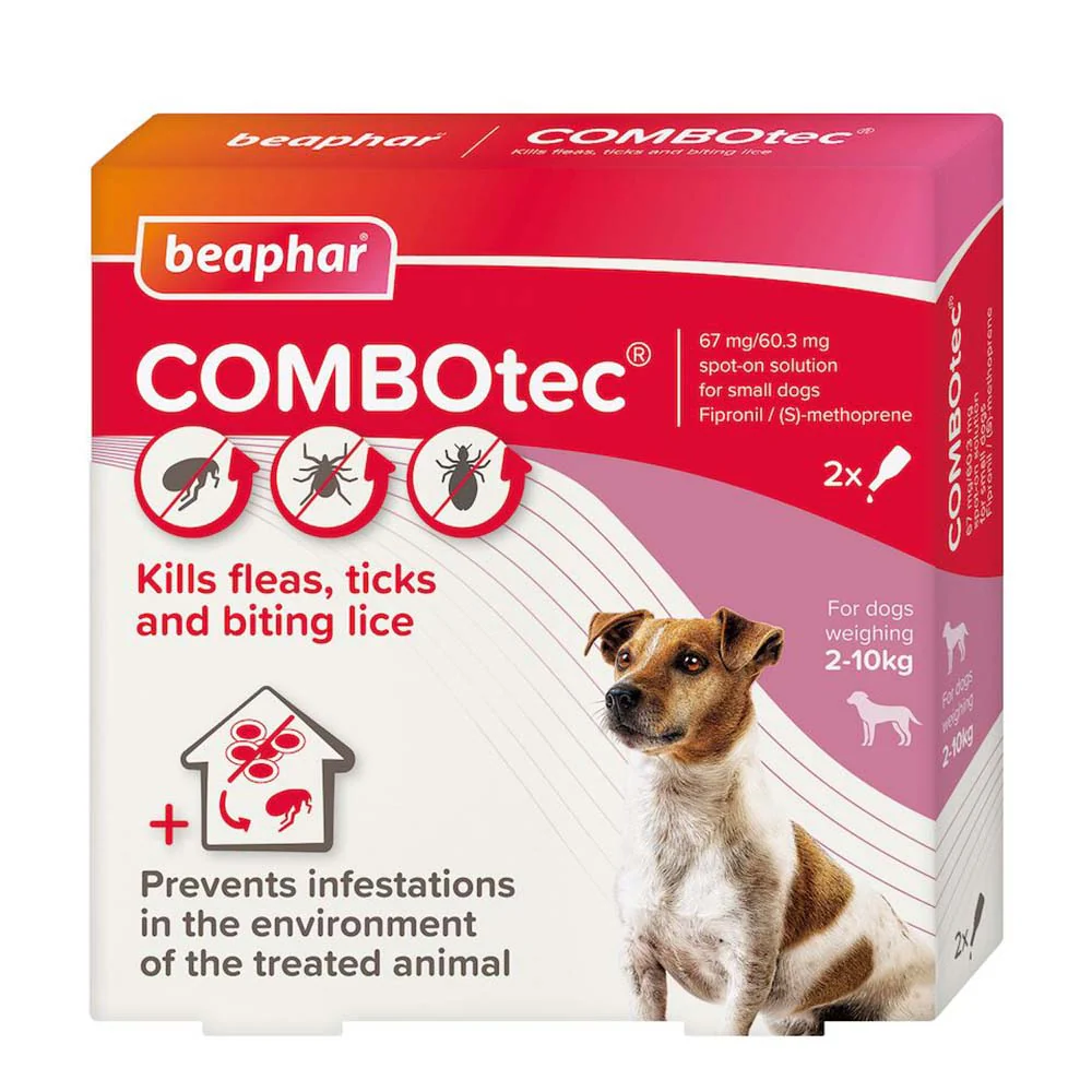 Beaphar ComboTec for Fleas,Ticks,and Lice for Small Dogs (2-10kg) 267mg