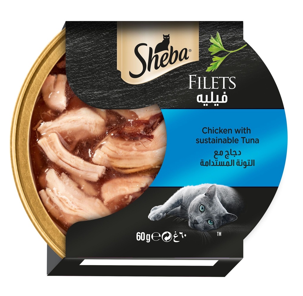 Sheba Chicken with Shrimp and Tuna,60g