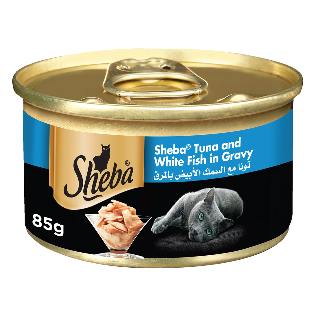 Sheba Tuna and White Fish,85g