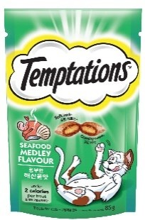 Temptations Treats Seafood Flavor, 85g