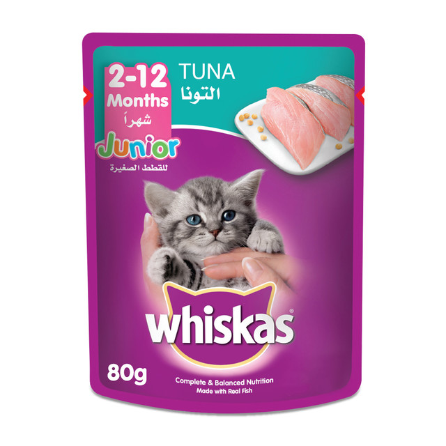 Whiskas Small Tuna for juniors, 80g