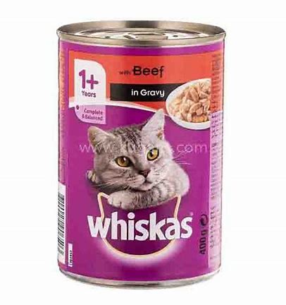 Whiskas with Meat in gravy Canned Food, 400g