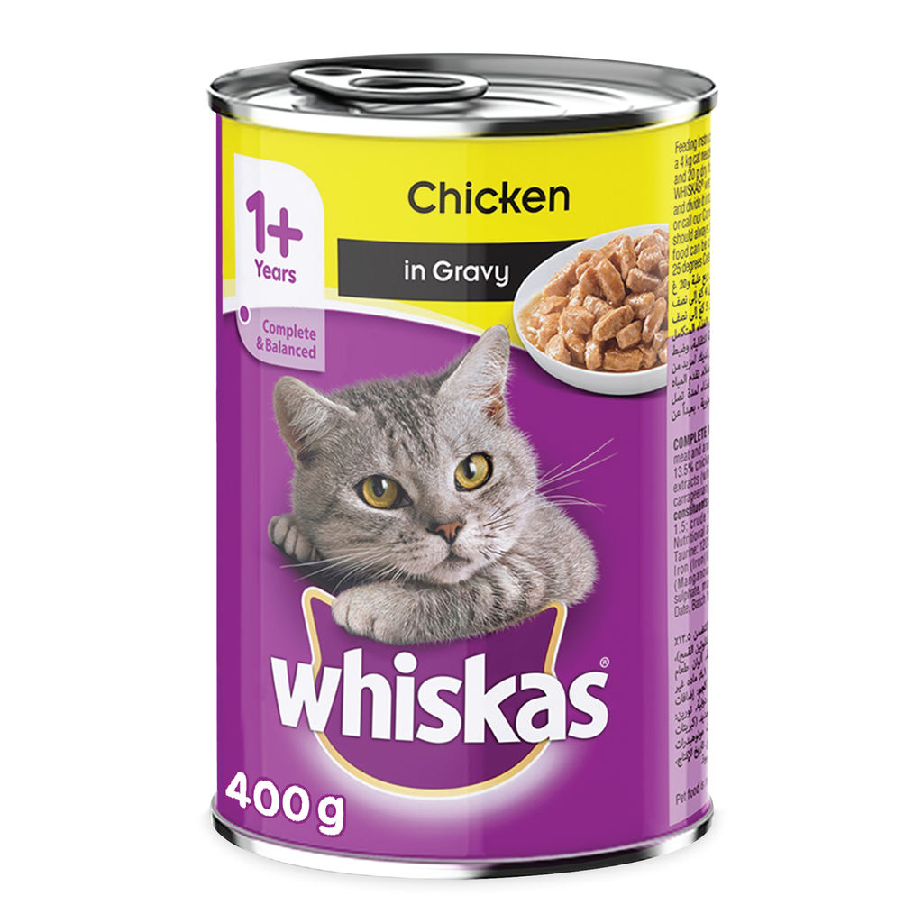 Whiskas with Chicken in gravy Canned Food, 400g