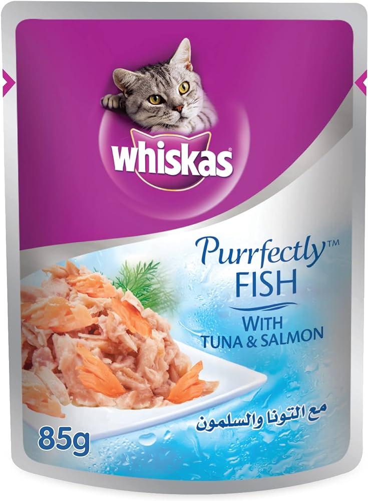 Whiskas Tuna and Salmon Pouches,85g