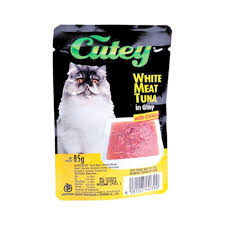 Cutey White Meat Tuna in Gravy with Chicken 85g